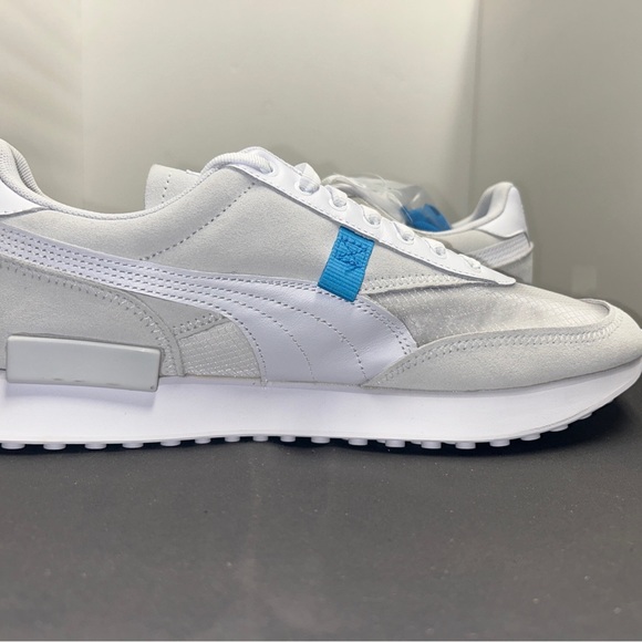 Puma Future Rider x Cloud9 Size US 12 White Cyan 380849 01 New - Picture 6 of 7